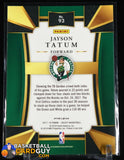 Jayson Tatum 2017-18 Select Prizms Silver Holo RC #93 basketball card, prizm, rookie card