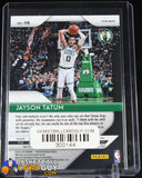 Jayson Tatum 2018-19 Panini Prizm Prizms Silver #118 basketball card, prizm, refractor