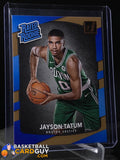 Jayson Tatum RC 2017-18 Donruss #198 Rated Rookie - Basketball Cards