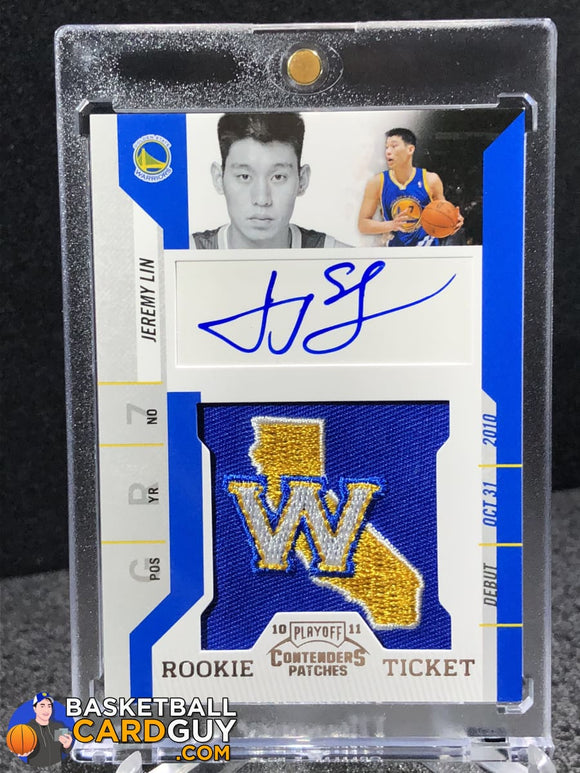 Jeremy Lin 2010-11 Playoff Contenders Patches #191 RC SP - Basketball Cards