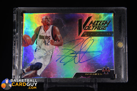 Jerry Stackhouse 2017-18 Panini Vanguard High Voltage Signatures #/99 autograph, basketball card, numbered