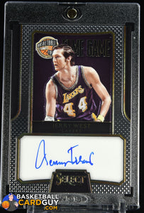 Jerry West 2014-15 Select Fame Game Autographs #/60 autograph, basketball card, numbered