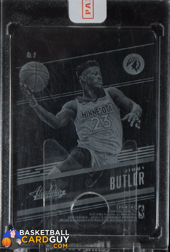 Jimmy Butler 2018-19 Absolute Memorabilia Glass #9 SEALED basketball card