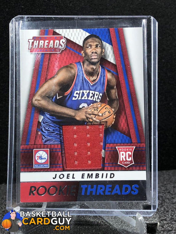 Joel Embiid 2014-15 Panini Threads Rookie Threads #13 - Basketball Cards