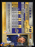 John Stockton 1996-97 Bowman’s Best Refractors #30 90’s insert, basketball card, refractor
