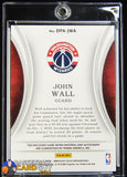 John Wall 2015-16 Immaculate Collection Dual Patch Autographs #DPAJWA #/50 basketball card, game used, numbered, patch