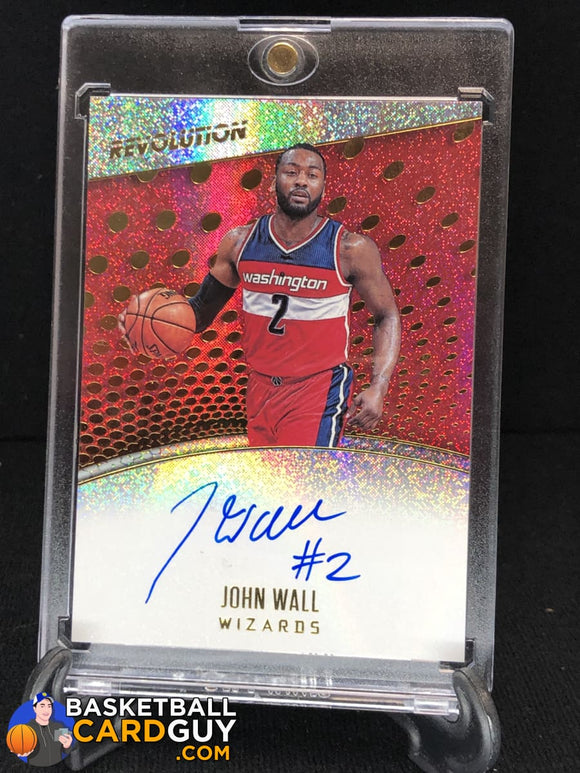 John Wall 2017-18 Panini Revolution Autographs - Basketball Cards