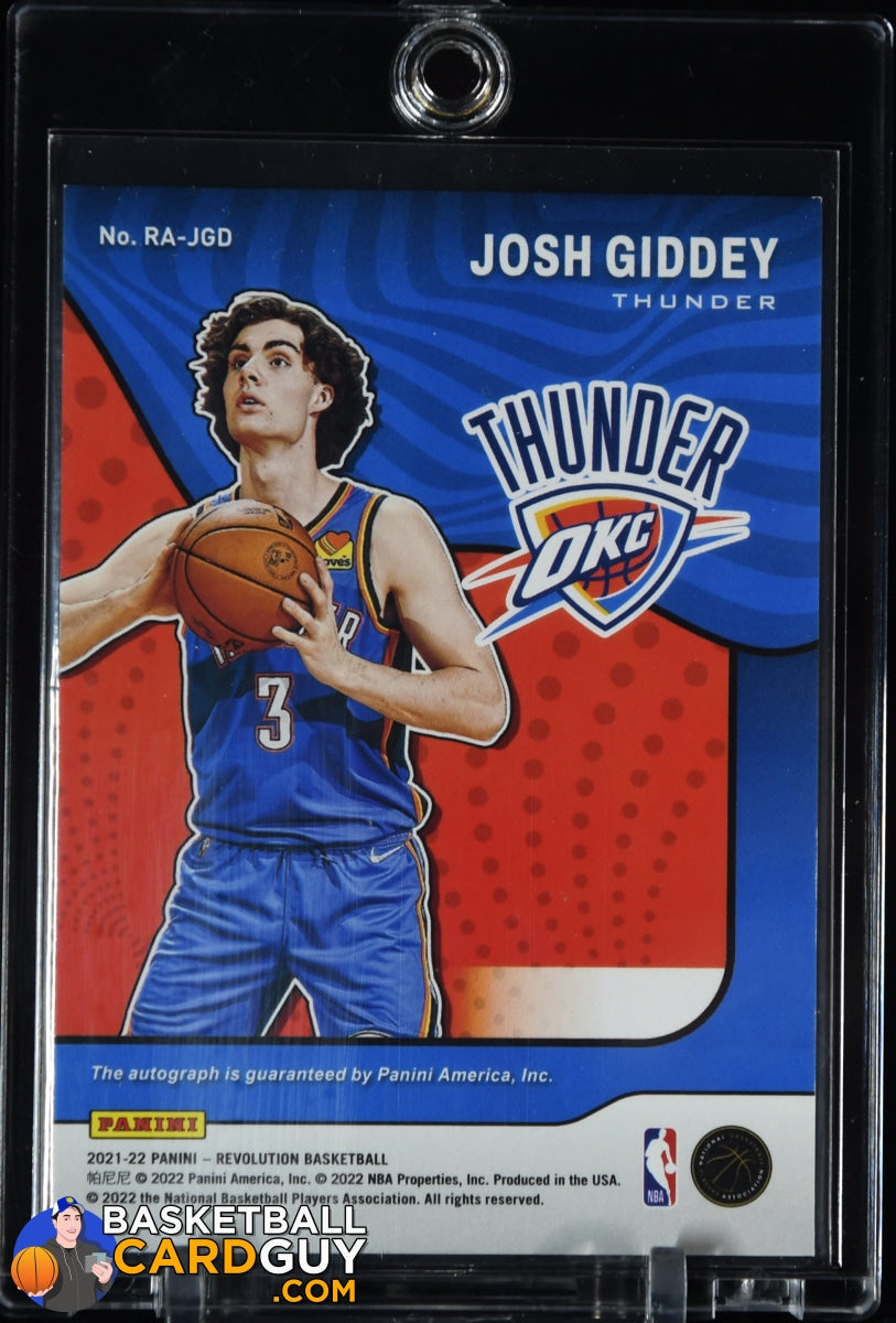 Josh Giddey 2021-22 Panini Revolution Rookie Autographs #9