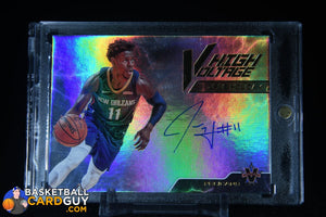 Jrue Holiday 2017-18 Panini Vanguard High Voltage Signatures #/99 autograph, basketball card, numbered