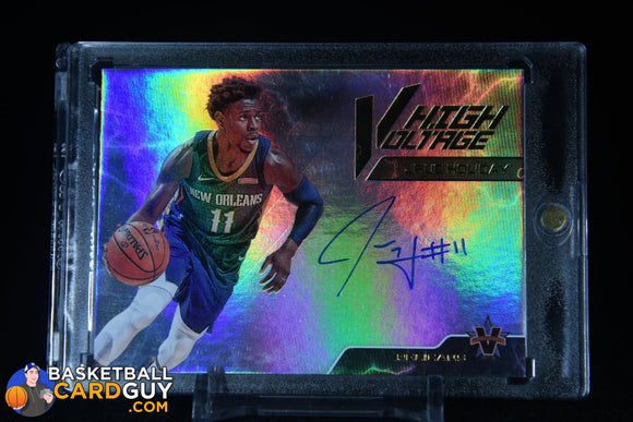 Jrue Holiday 2017-18 Panini Vanguard High Voltage Signatures #/99 autograph, basketball card, numbered