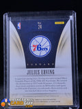 Julius Erving 2013-14 Immaculate Collection HOF Heroes Signatures #/49 - Basketball Cards