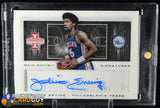 Julius Erving 2013-14 Innovation Main Exhibit Signatures #20 JERSEY NUMBERED #6/25 autograph, basketball card, numbered