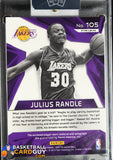Julius Randle 2014-15 Panini Spectra #105 JSY AU RC autograph, basketball card, patch, rookie card