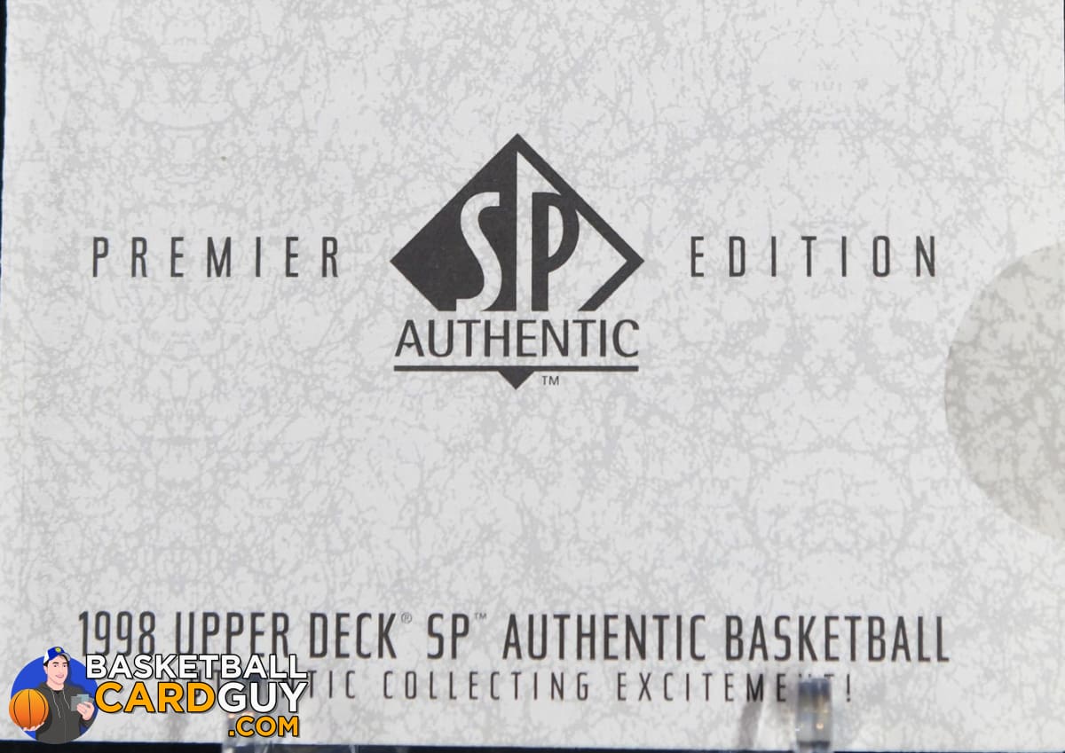 SP Authentic Deck Upper 1997-98 | Basketball Card Hockey Hobby Box 