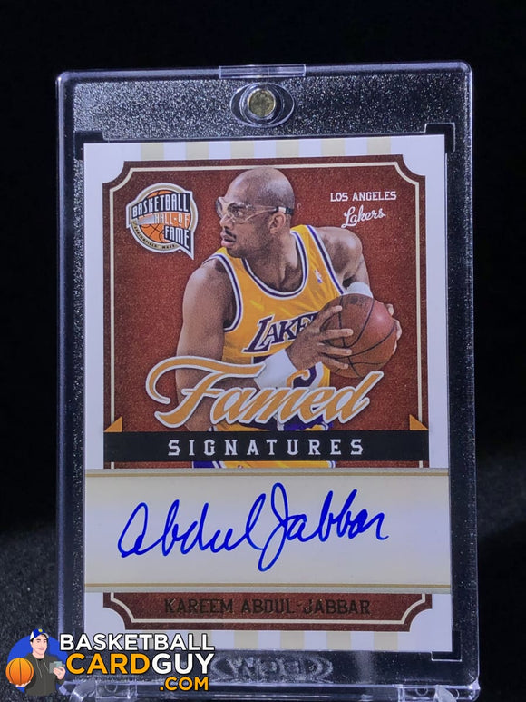 Kareem Abdul-Jabber 2009-10 Hall of Fame Famed Signatures #/50 - Basketball Cards