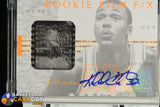 Karl Malone 2013-14 SP Authentic Rookie FX Film Autographs #52 A autograph, basketball card