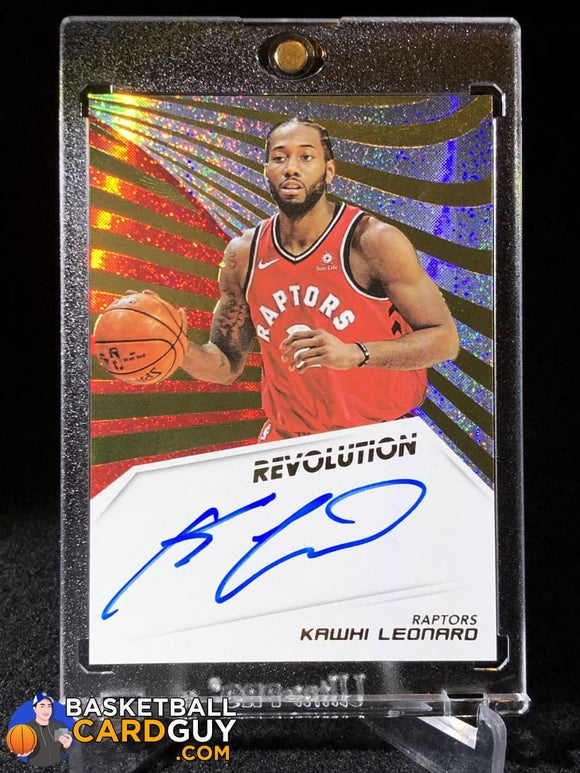 Kawhi Leonard 2018-19 Panini Revolution Autographs #14 - Basketball Cards