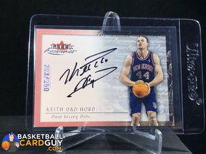 Keith Van Horn 2000-01 Skybox Premium Autographics Silver /250 - Basketball Cards