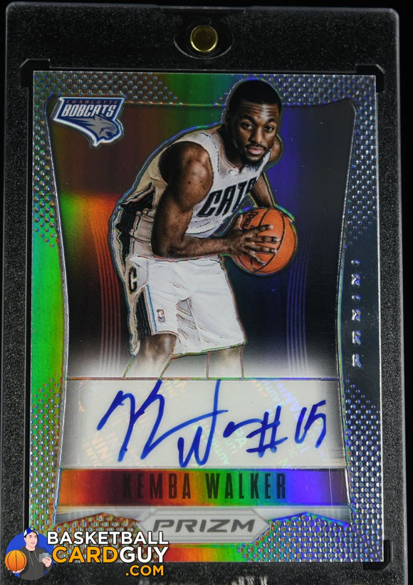 Kemba Walker 2012-13 Panini Prizm Autographs Prizms #/25 RC autograph, basketball card, numbered, prizm, refractor