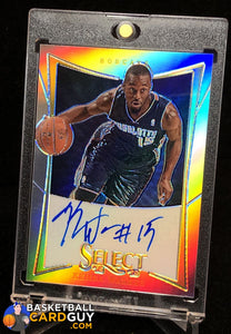 Kemba Walker 2012-13 Select Prizms Silver Refractor #166 RC AU #/99 - Basketball Cards