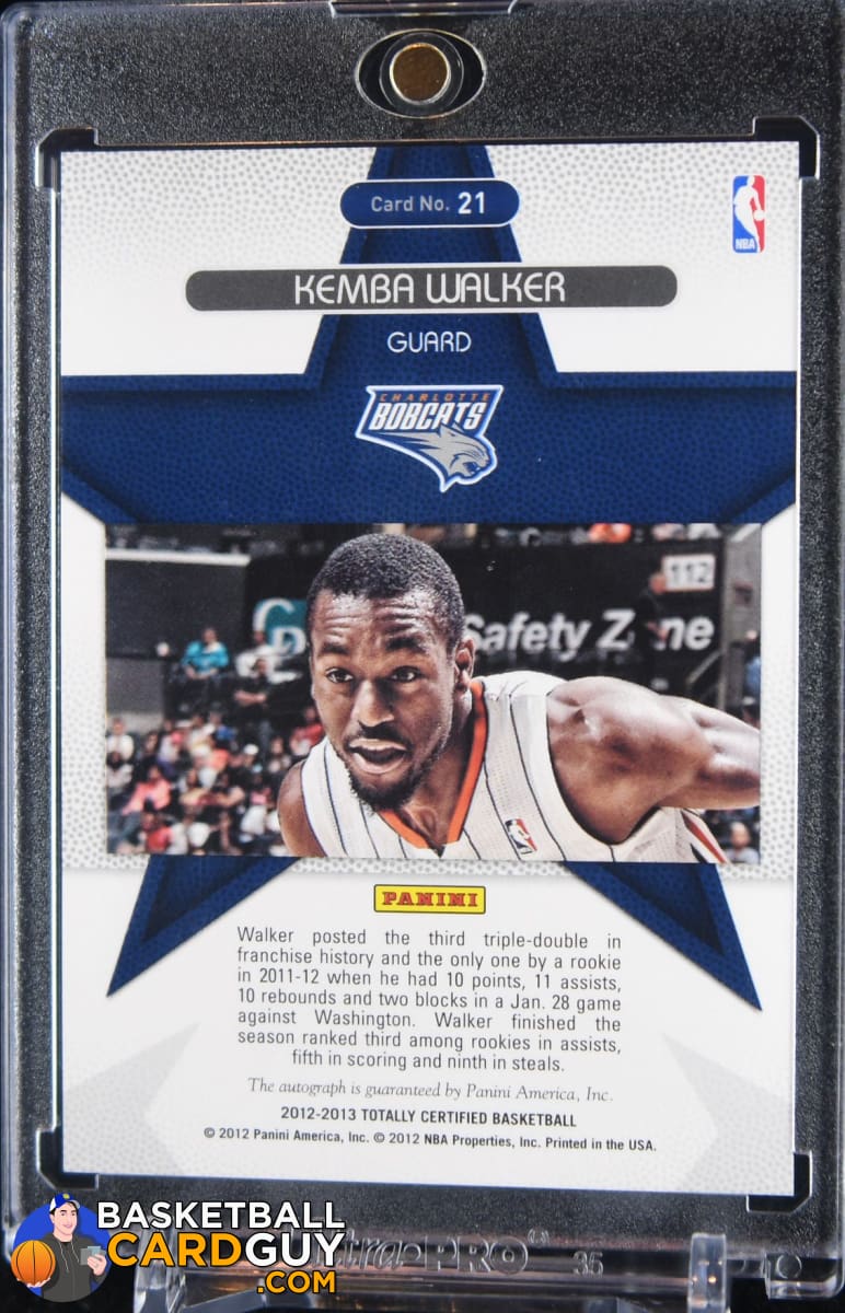 Kemba Walker 2012-13 Totally Certified Rookie Roll Call Autographs