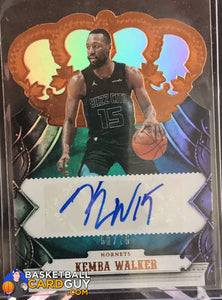 Kemba Walker 2017-18 Crown Royale Crown Autographs #/75 - Basketball Cards