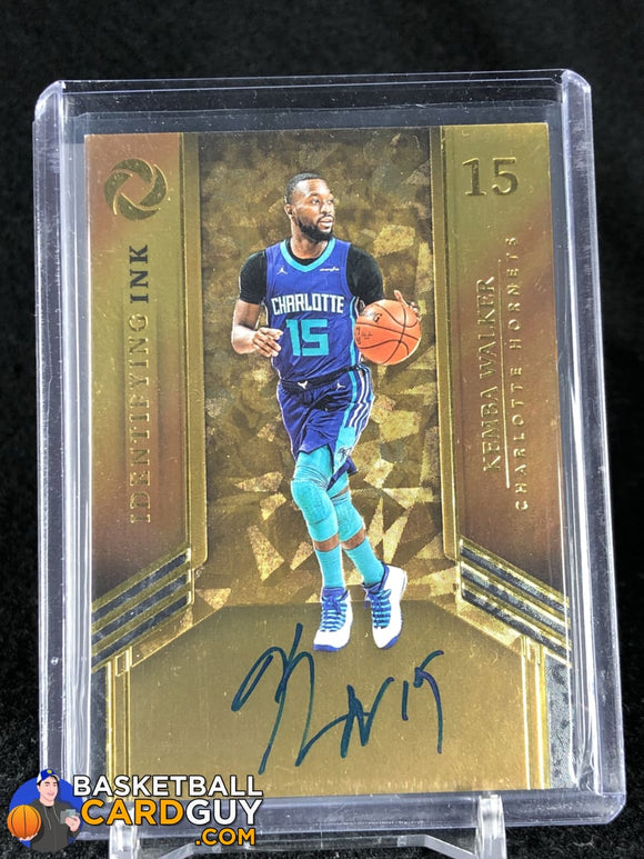 Kemba Walker 2017-18 Panini Opulence Identifying Ink #/35 - Basketball Cards