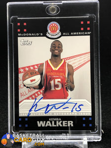 Kemba Walker Mcdonald's Topps RC Autograph - Basketball Cards