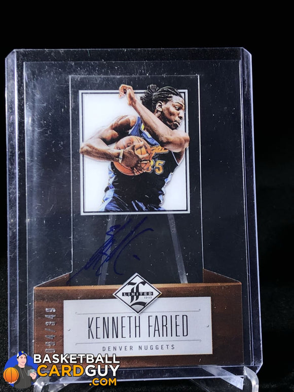 Kenneth Faried 2012-13 Limited Autograph Acetate #/349 RC - Basketball Cards
