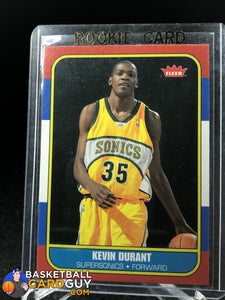 Kevin Durant 2007-08 Fleer 1986-87 Rookies RC #143 - Basketball Cards