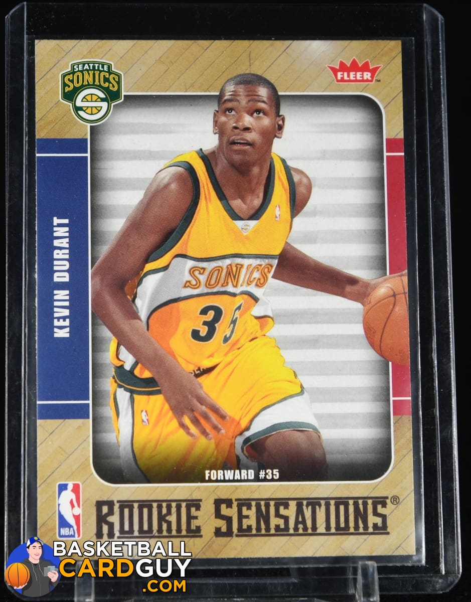 Kevin Durant 2007-08 Fleer Rookie Sensations #RS2 Kevin Durant 2007-08 Fleer Rookie Sensations #RS2