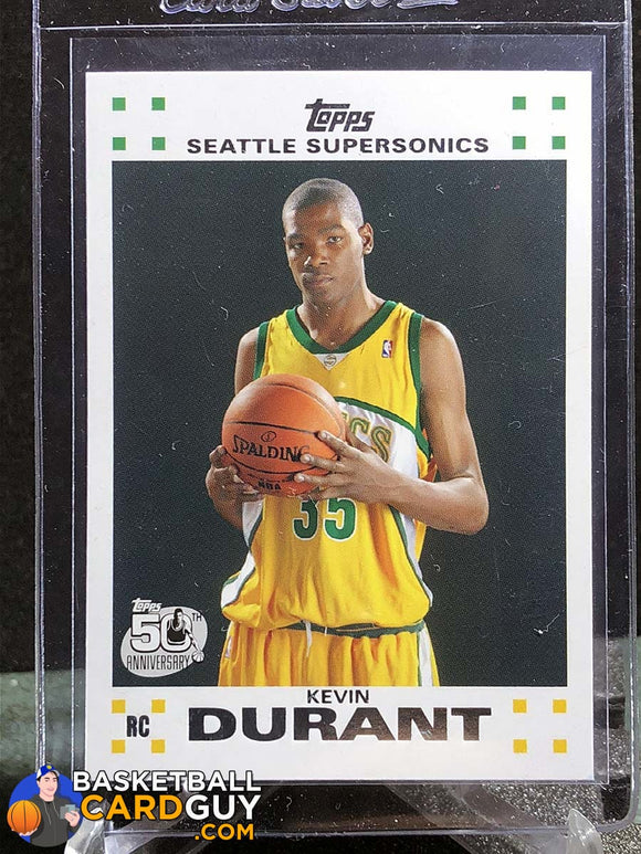 Kevin Durant 2007-08 Topps RC (White) - Basketball Cards