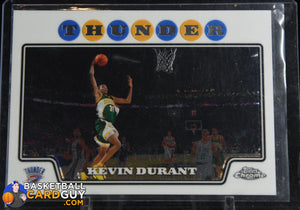Kevin Durant 2008-09 Topps Chrome 2nd Year #156 basketball card