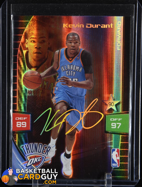 Kevin Durant 2009-10 Adrenalyn XL Extra Signature #6 basketball card