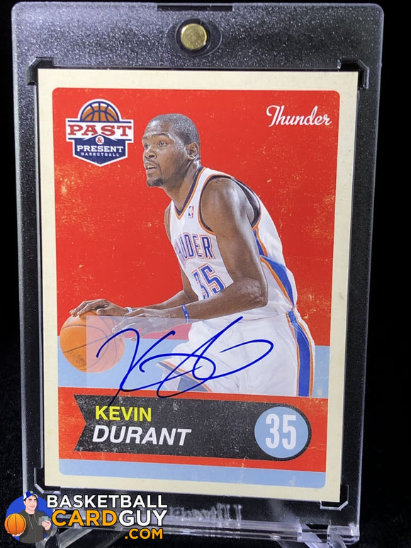 Kevin Durant 2011-12 Panini Past and Present Autographs #21 - Basketball Cards