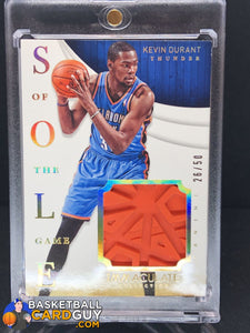 Kevin Durant 2013-14 Immaculate Collection Sole of the Game #/50 - Basketball Cards