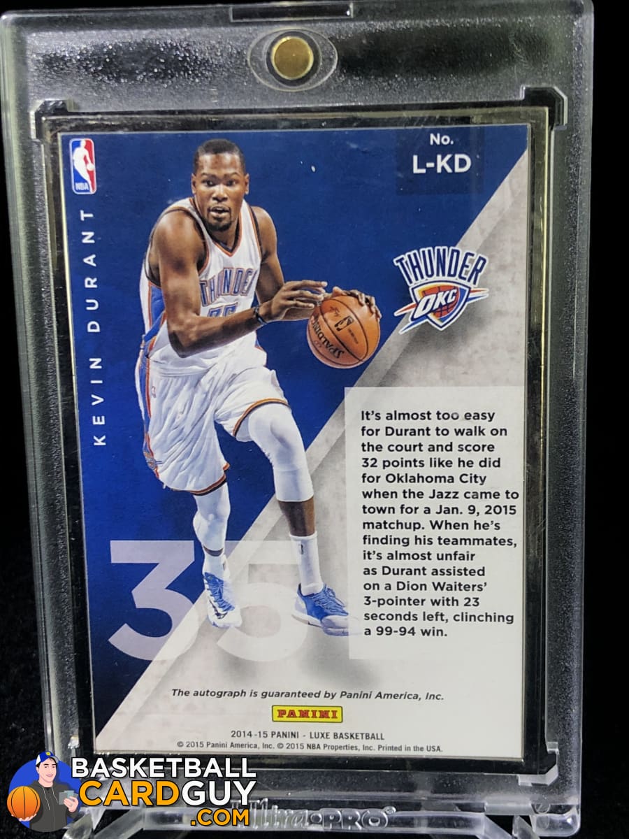 Kevin Durant 直筆サイン NBA Panini 49枚限定 ケビン デュラント 直筆