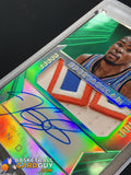 Kevin Durant 2014-15 Panini Spectra Spectacular Swatches Signatures Prizms Green #/5 - Basketball Cards