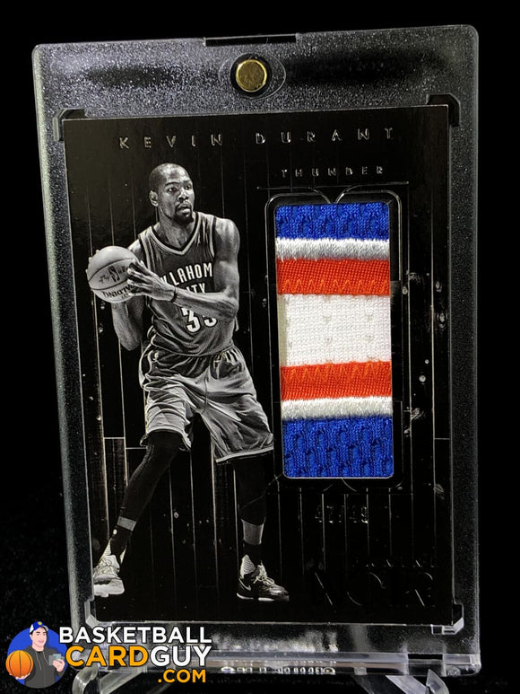 Kevin Durant 2015-16 Panini Noir Jumbo Materials Prime Patch #/49 - Basketball Cards