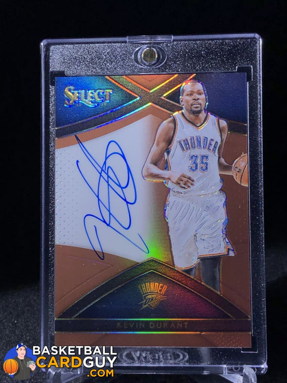 Kevin Durant 2015-16 Select Signatures Copper Auto #/49 - Basketball Cards