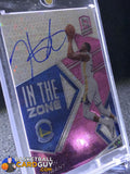 Kevin Durant 2018-19 Panini Spectra In The Zone Autographs Neon Pink #/15 - Basketball Cards