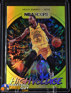 Kevin Durant 2019-20 Hoops High Voltage #3 basketball card