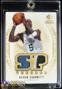 Kevin Garnett 2008-09 SP Rookie Threads SP Threads Patch #TKG basketball card, patch