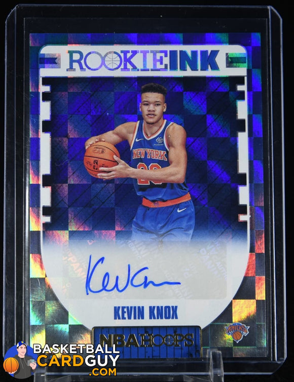 Kevin Knox 2018-19 Hoops Rookie Ink #9 autograph, basketball card, rookie card