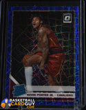 Kevin Porter Jr 2019-20 Donruss Optic Blue Velocity #179 Rated Rookie basketball card, rookie card