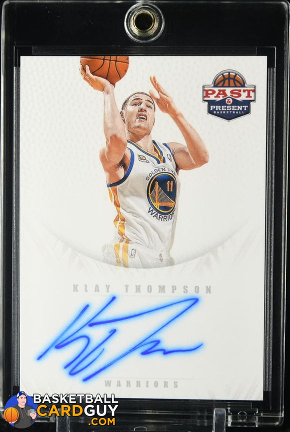 Klay Thompson 2012-13 Panini Past and Present Signatures RC #172 autograph, basketball card, rookie card