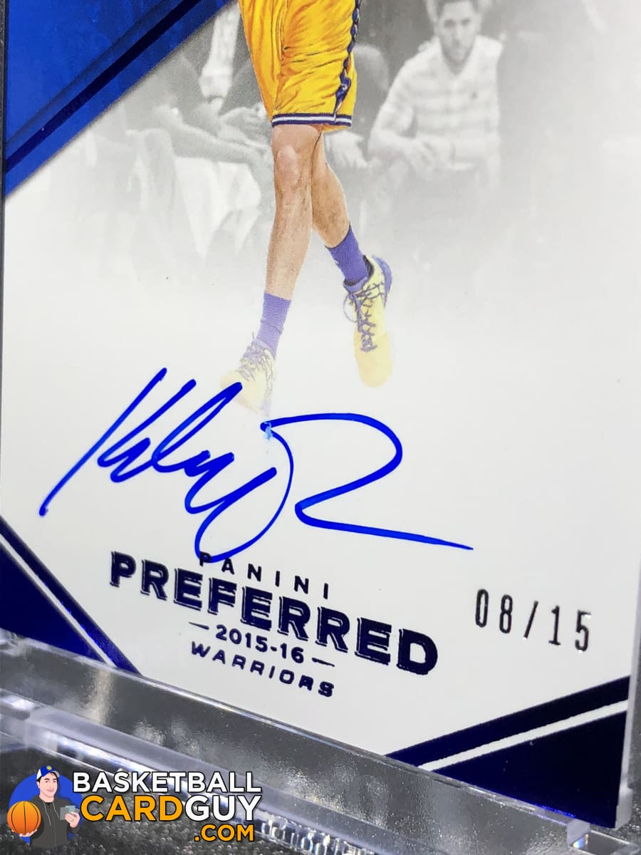 Klay Thompson 2015-16 Panini Preferred Autographs Blue #141