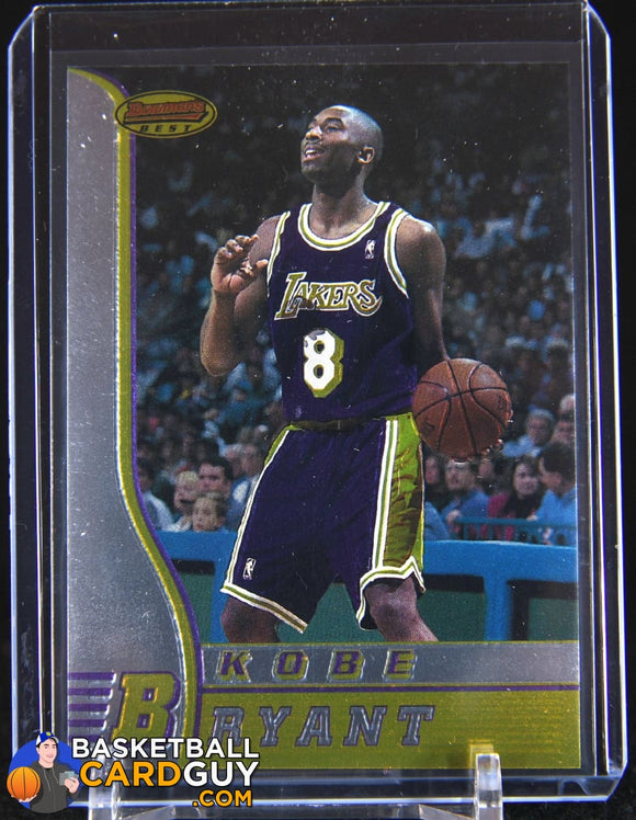 Kobe Bryant 1996-97 Bowman’s Best #R23 RC basketball card, rookie card