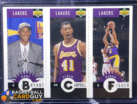 Kobe Bryant 1996-97 Collector's Choice Mini-Cards GOLD #L1 RC - Basketball Cards