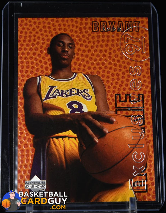 Kobe Bryant 1996-97 Upper Deck Rookie Exclusives #R10 basketball card, rookie card